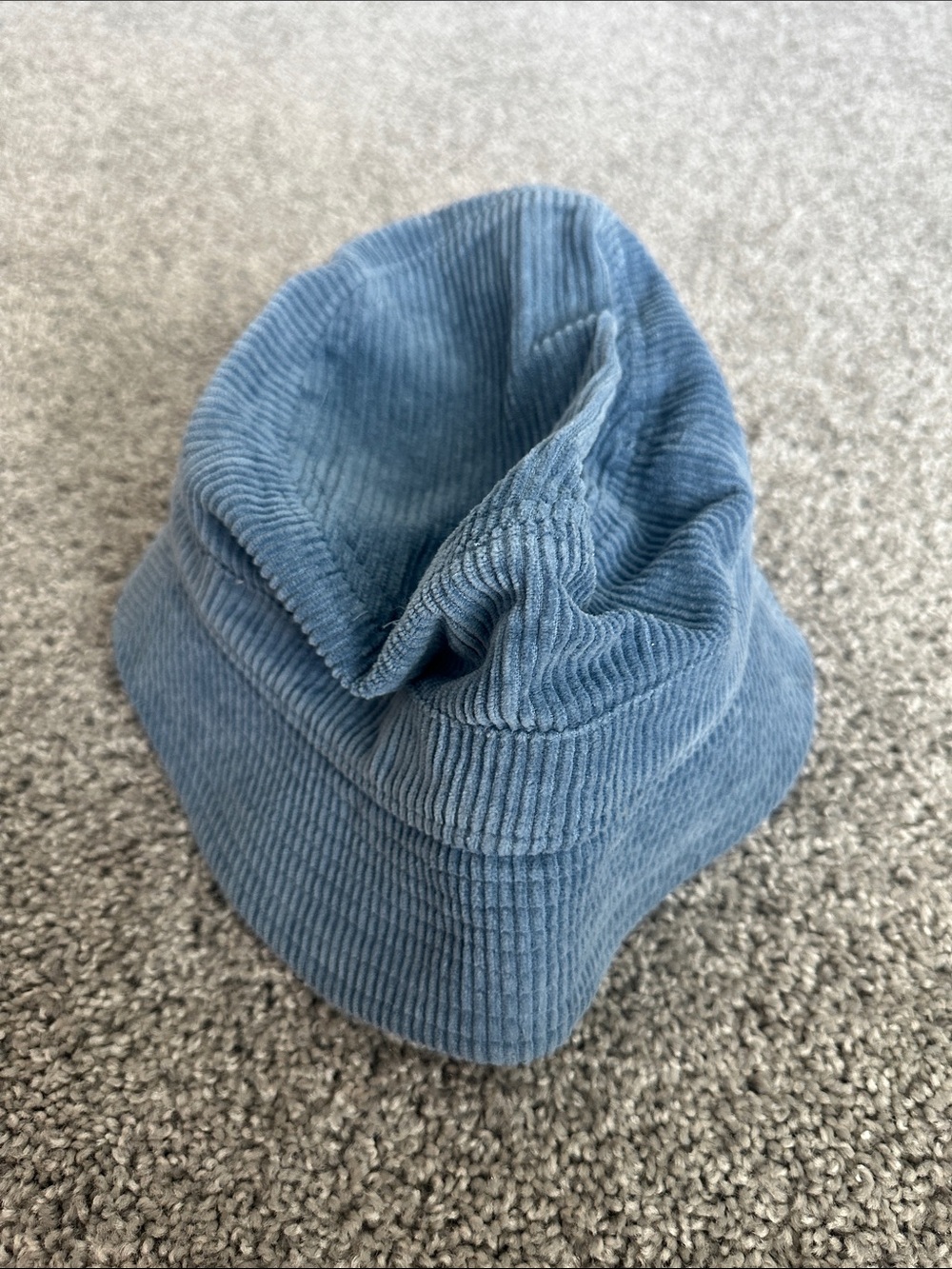 Urban Outfitters Corduroy Bucket Hat in Dusty Blue